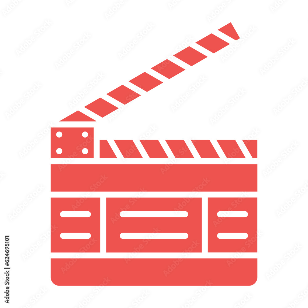 Fototapeta premium Clapperboard Icon