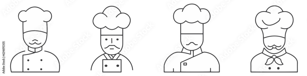 Men chef set in different poses vector illustration
Men chef set in different poses vector illustration