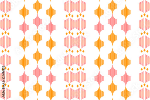 Geometric ethnic oriental pattern ikat pattern traditional tribal African geometric vector ikat pattern. Folk embroidery, Indian, Scandinavian, Gypsy, Mexican, African rug, wallpaper.