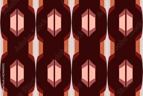 Geometric ethnic oriental pattern ikat pattern traditional tribal African geometric vector ikat pattern. Folk embroidery, Indian, Scandinavian, Gypsy, Mexican, African rug, wallpaper.