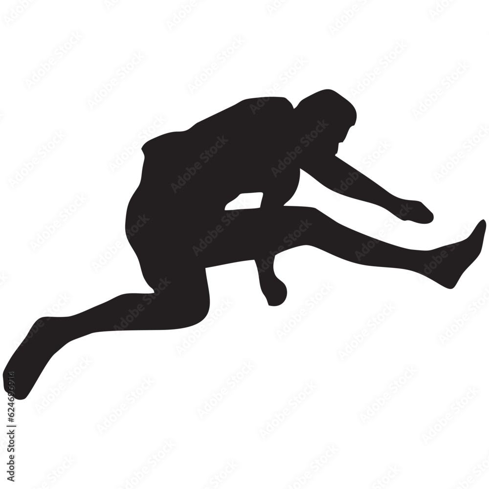 silhouette of a man jumping silhouette of a man jumping