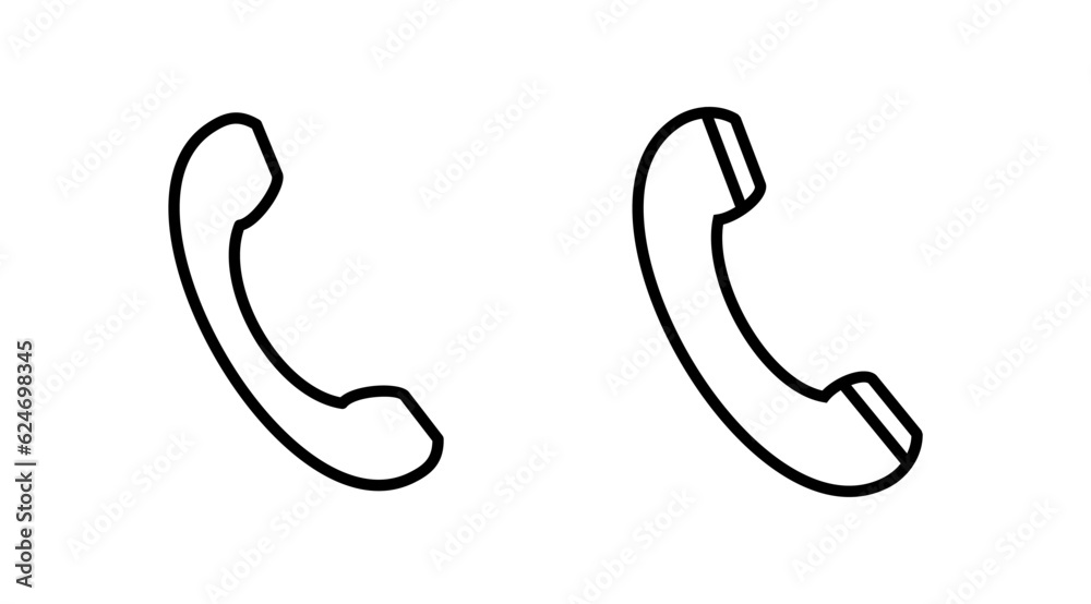 Call icon vector. phone icon vector Call icon vector. phone icon vector