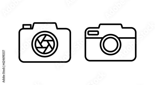 Camera Icon in trendy flat style isolated. Camera symbol web site design