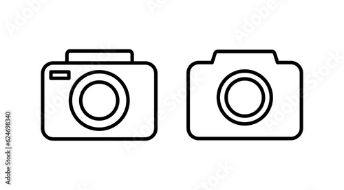 Camera Icon in trendy flat style isolated. Camera symbol web site design