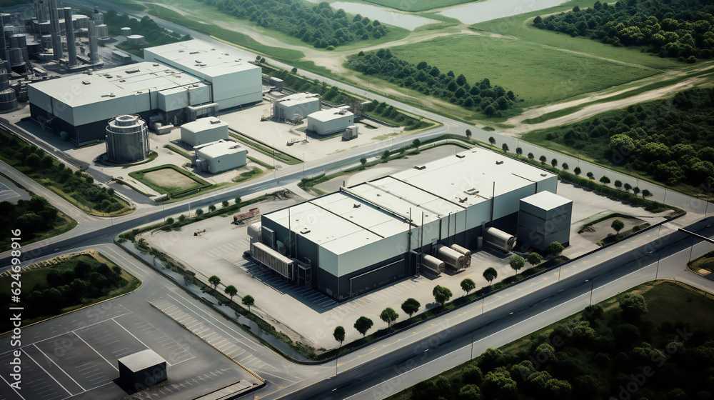 Fototapeta premium View of Data Center