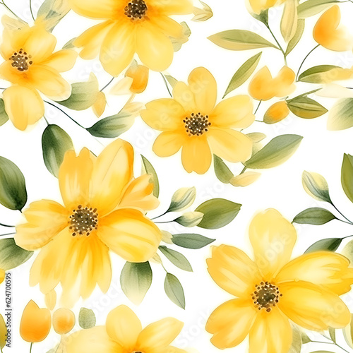seamless floral pattern © Dorian