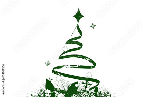 green christmas tree
