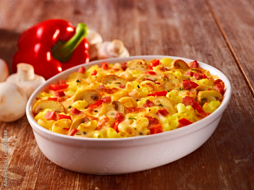 Nudelauflauf mit Pilzen Nudelauflauf mit Pilzen