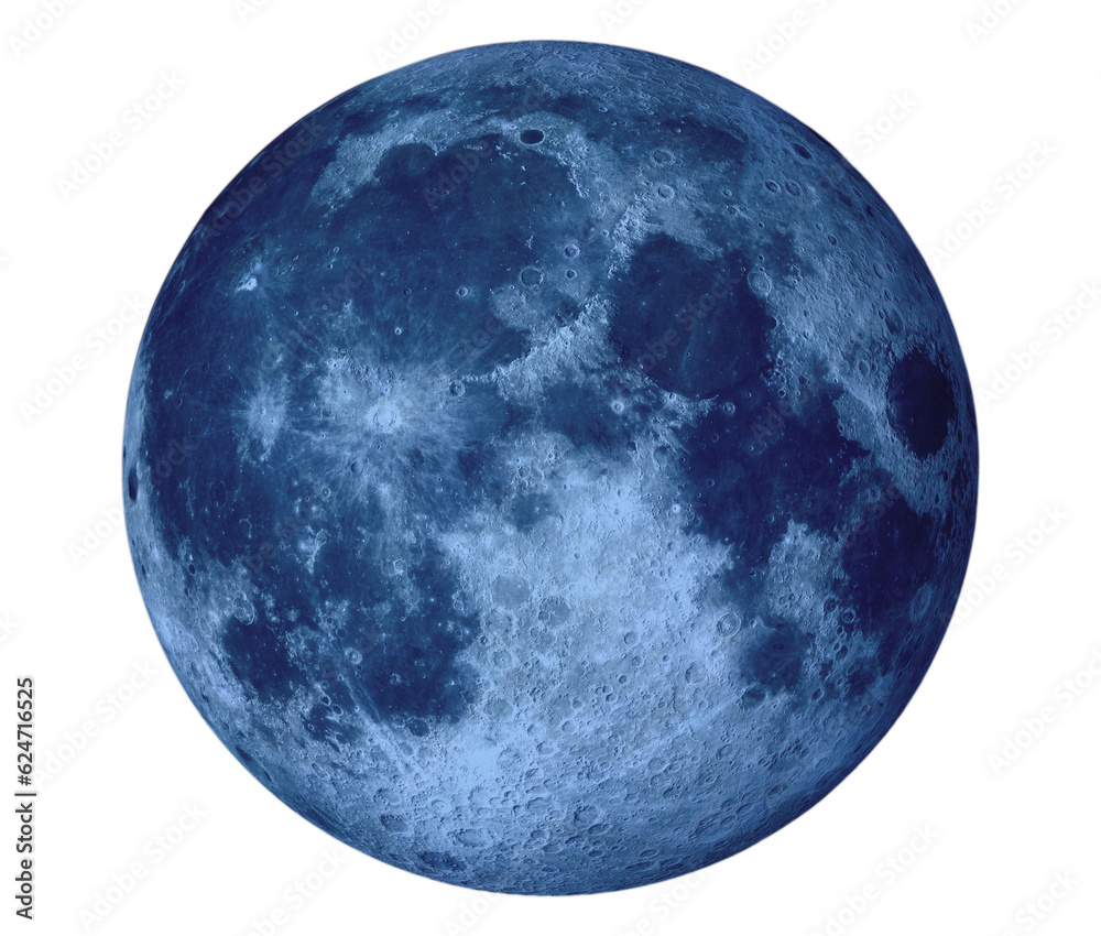 Blue moon element on transparent background PNG - Similar PNG