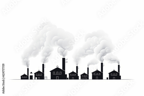 Climate change. Environment concept illustration