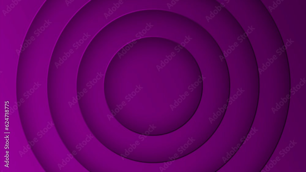 Pink simple minimalistic circles paper cut background, intro background