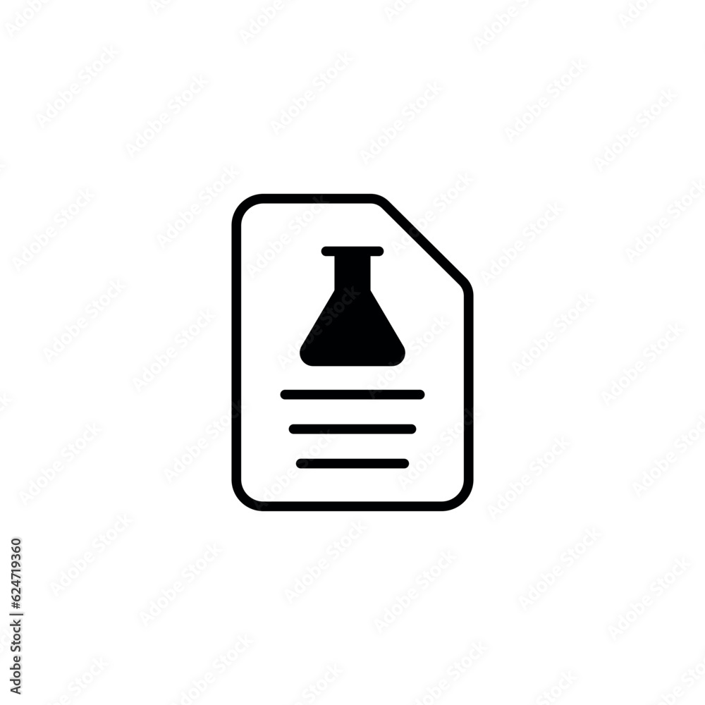 Data Science icon design with white background stock illustration