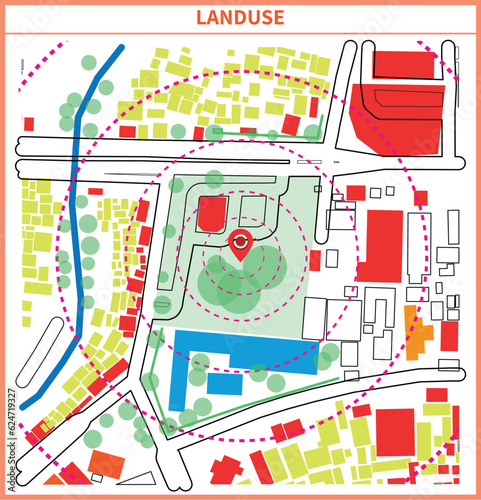 Exploring Land-Use in Architectural Context: Captivating Site Map Analysis