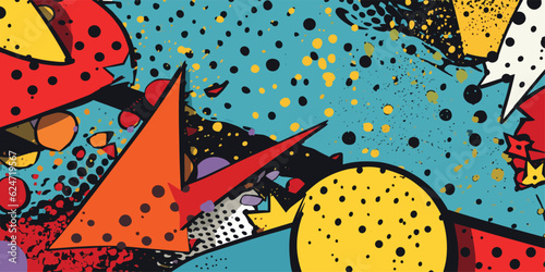 VIntage retro comics boom explosion crash bang cover book design with light and dots. Can be used for decoration or graphics. Graphic Art.