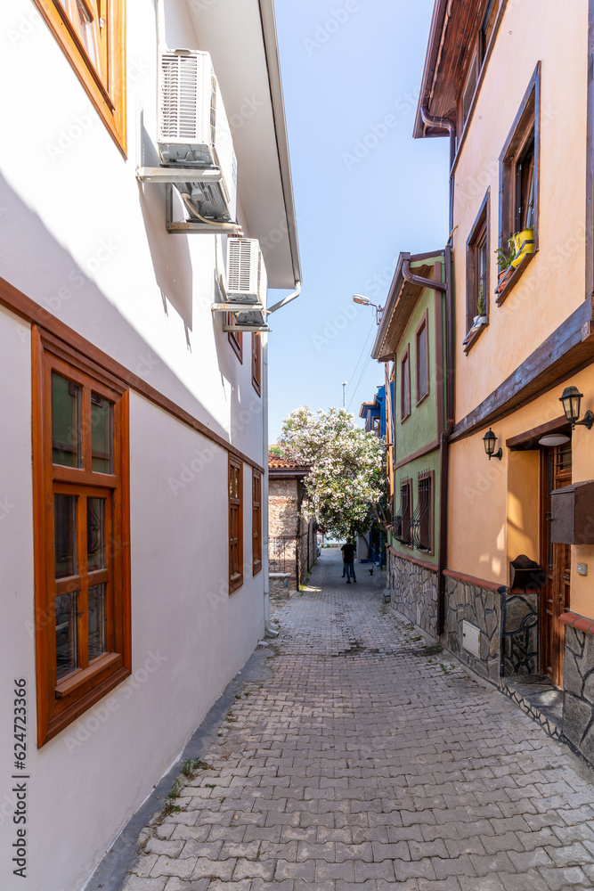 Trilye Town street view in Bursa of Turkey