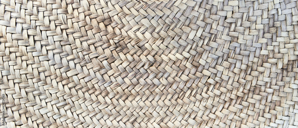 Texture of a wicker surface