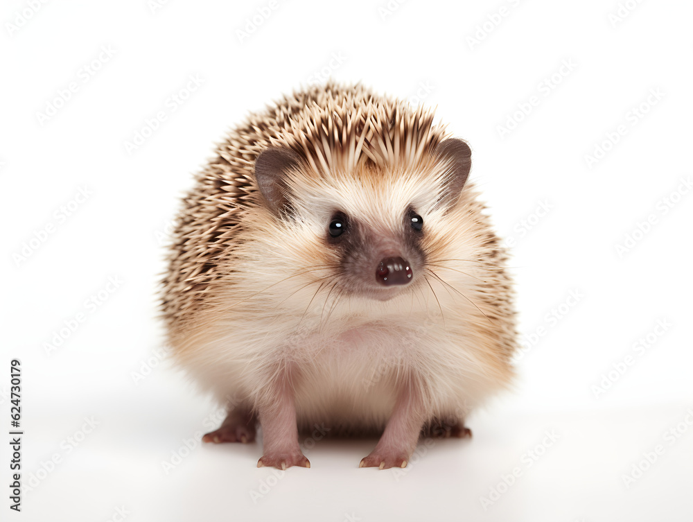 The hedgehog is a medium-sized mammal, quite large, with its distinctive feature being
the spiky hair on its body used for self defense. Generative AI. Illustration. The hedgehog is a medium-sized mammal, quite large, with its distinctive feature being
the spiky hair on its body used for self defense. Generative AI. Illustration.