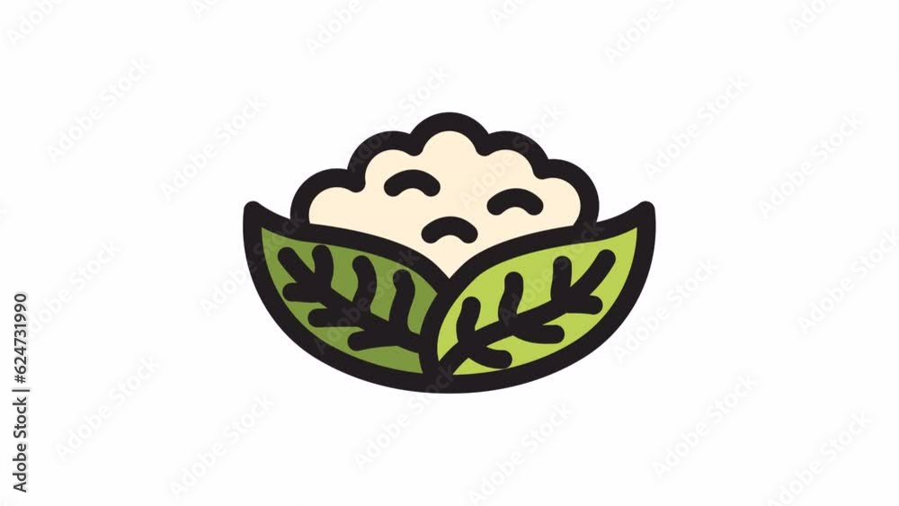 Cauliflower, Vegetables animated icon on transparent background.
Cauliflower, Vegetables animated icon on transparent background.