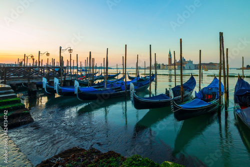 Sunrise view of beautiful Venice. Architecture and landmarks of Venice. Venice panorama, Italy © johnkruger1