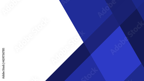 abstract geometric blue background with copy space area