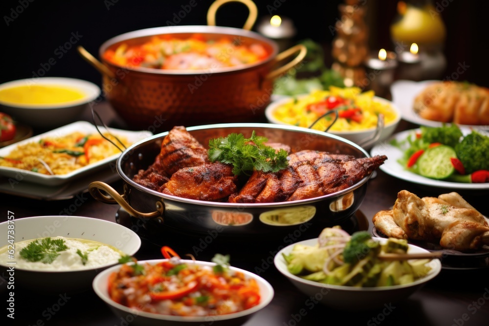 Yummy and Delicious Food Photography Generative AI

