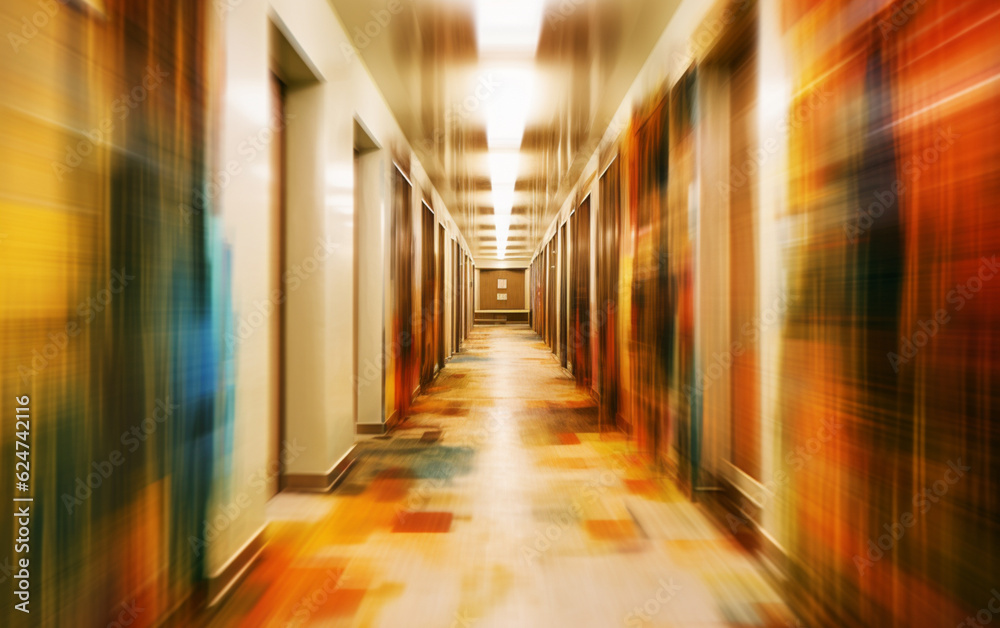 Fototapeta premium Abstract blur hotel interior