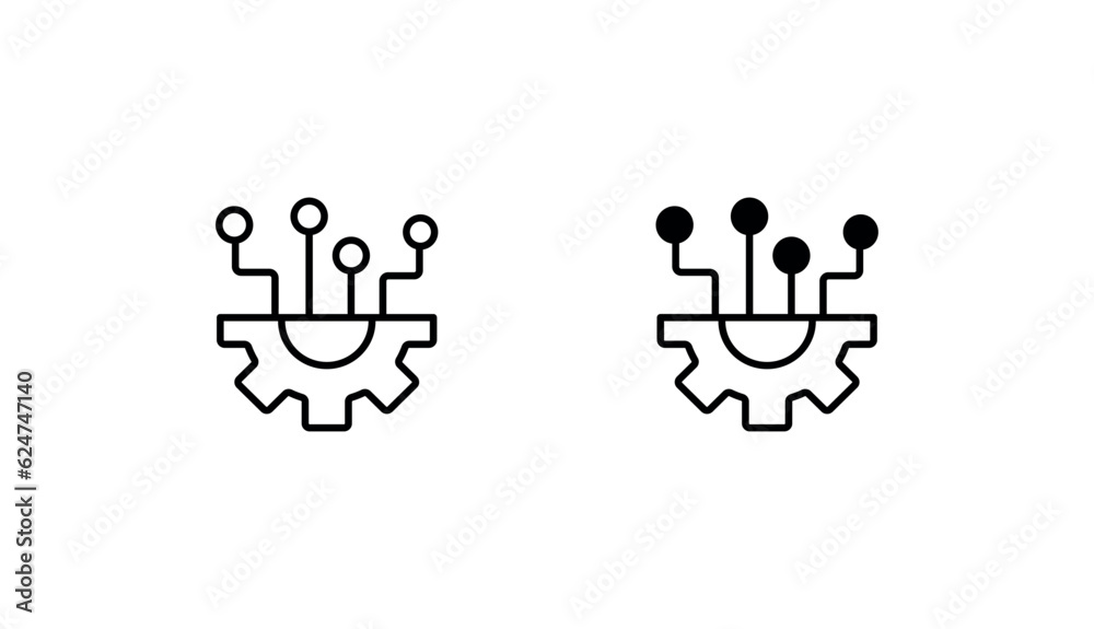Stream Processing icon design with white background stock illustration Stream Processing icon design with white background stock illustration