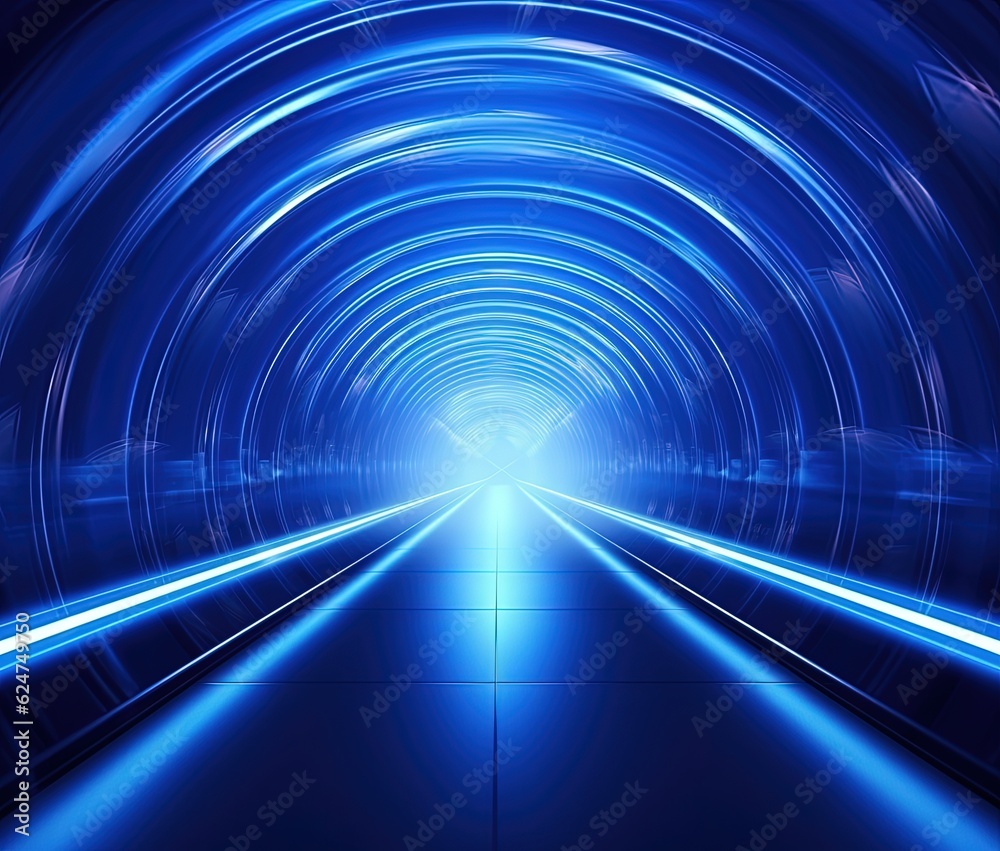 tunnel of light, speed of light, fast connection, speed travelling