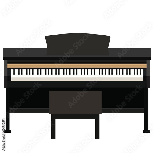 ピアノのイラスト素材　ベクター