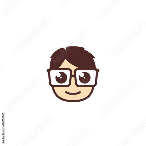 Boy logo or icon design