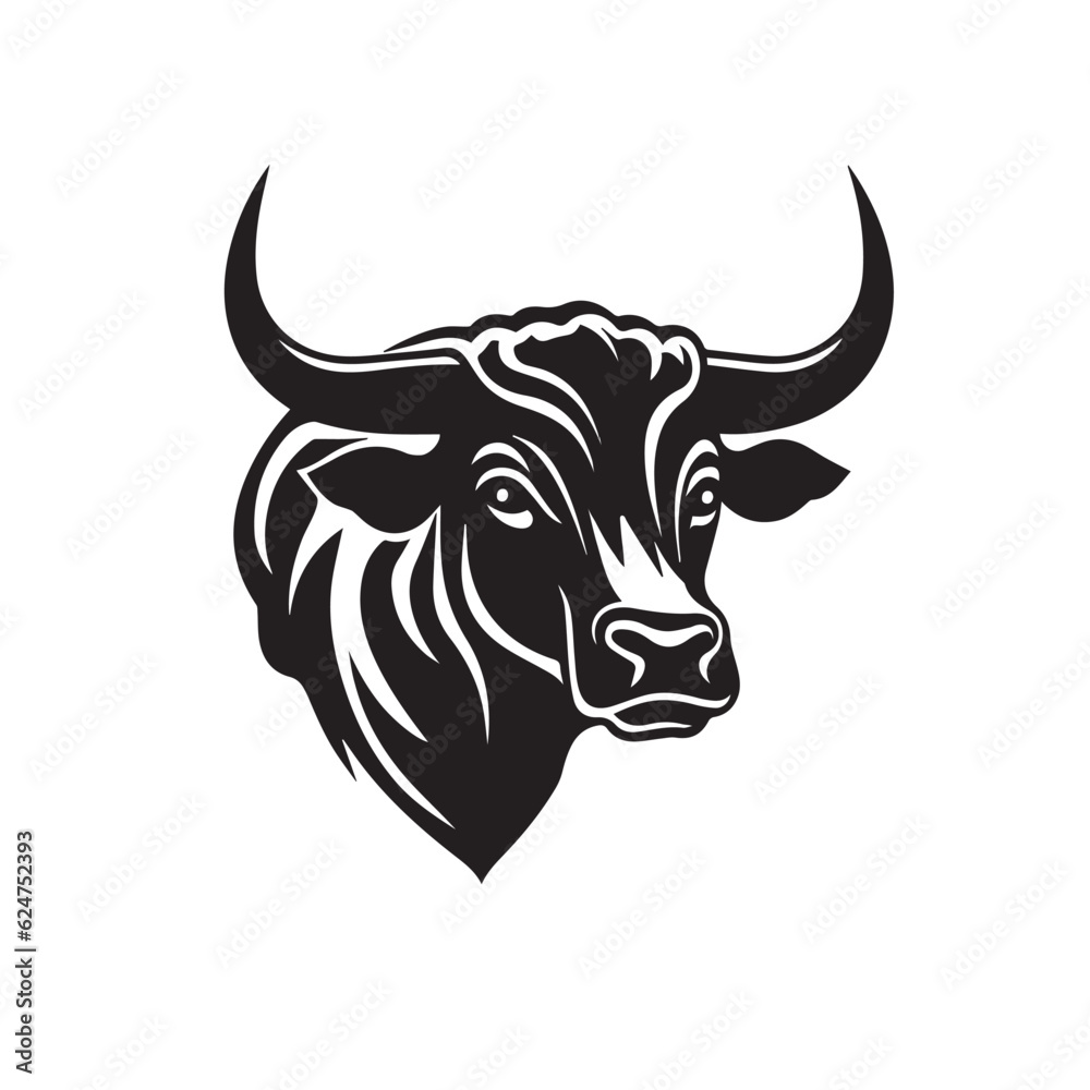 bull with horns bull with horns