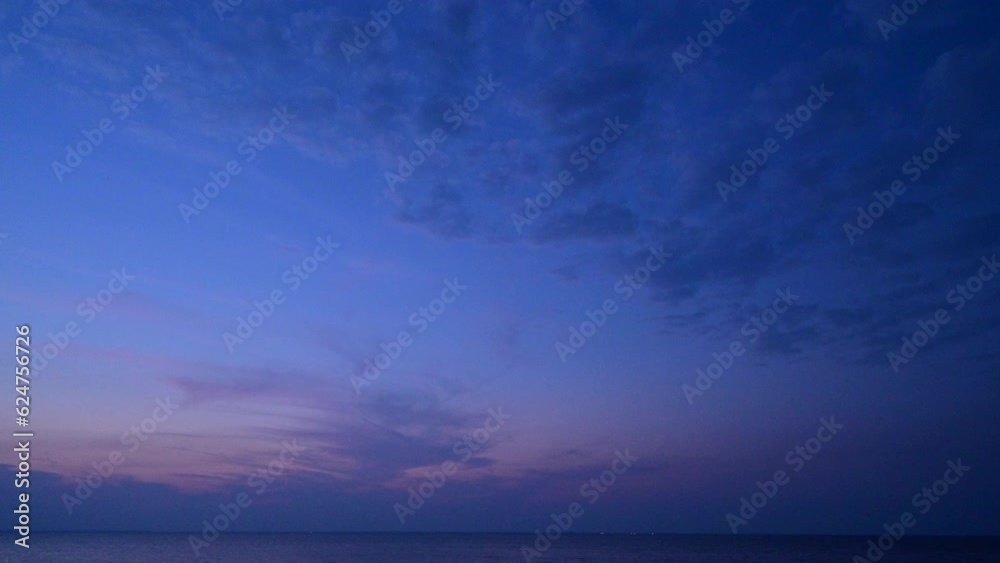 Clouds over Albemarle Sound, dusk to night, time lapse, North Carolina, USA Clouds over Albemarle Sound, dusk to night, time lapse, North Carolina, USA