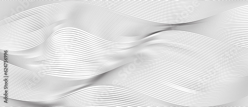 black and white wavy stripes background