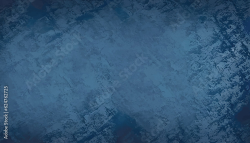 Beautiful grunge grey blue background. Panoramic abstract decorative dark background. Wide angle rough stylized mystic texture wallpaper with copy space for design vector illustration.