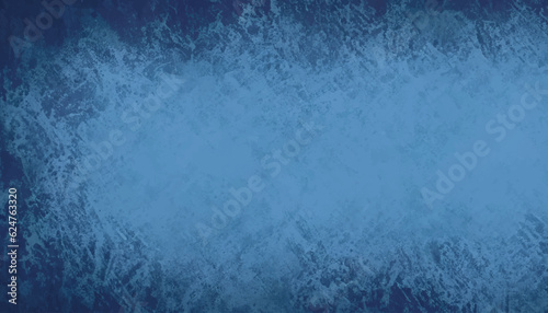 Beautiful grunge grey blue background. Panoramic abstract decorative dark background. Wide angle rough stylized mystic texture wallpaper with copy space for design vector illustration.