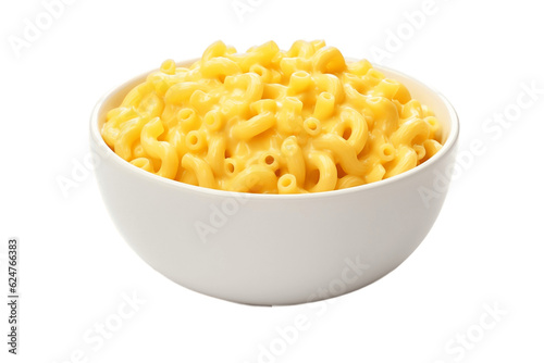 Macaroni and Cheese Isolated Transparent, Generative Ai
