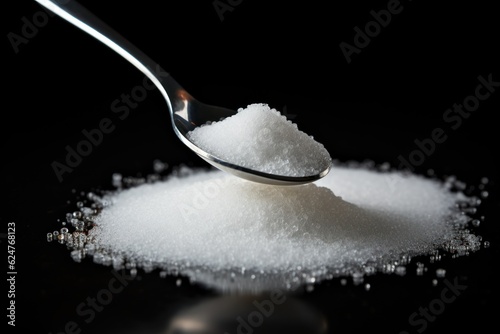 sugar in a spoon
