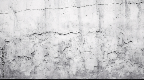 Cracked Concrete Wall with Black and White Cracks - Enhanced by Generative AI © Bipul Kumar
