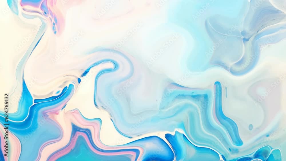 Abstract colorful liquid wavy background . fluid movement  motion background animation .