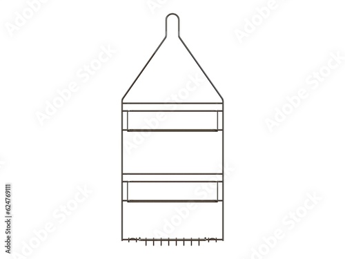 Hanging Shower Caddy 3D model