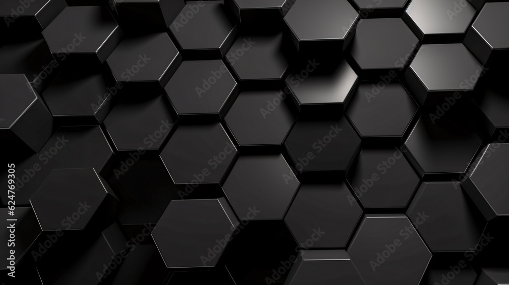 Black Cubes on Black Surface - Enhanced with Generative AI Black Cubes on Black Surface - Enhanced with Generative AI