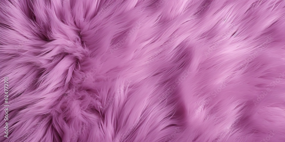 Fototapeta premium AI Generated. AI Generative. Decorative beautiful cotton pink purple soft furry texture bacground