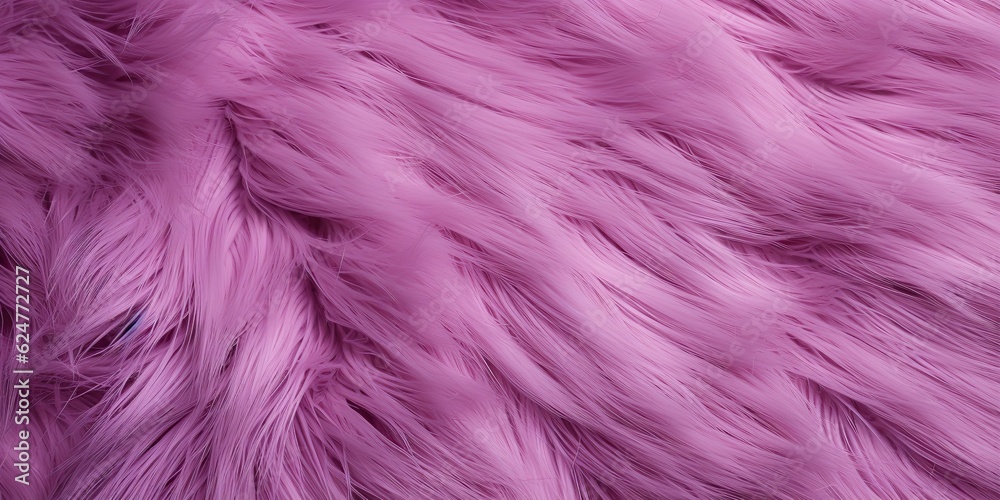 Fototapeta premium AI Generated. AI Generative. Decorative beautiful cotton pink purple soft furry texture bacground