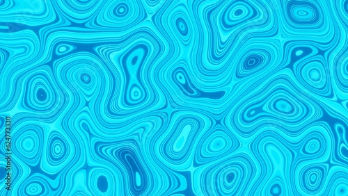 Abstract Blue Background, Psychedelic Pattern Background Texture
