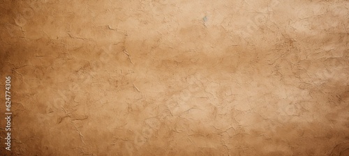 Vintage old brown kraft paper crumpled texture background. Generative AI technology.