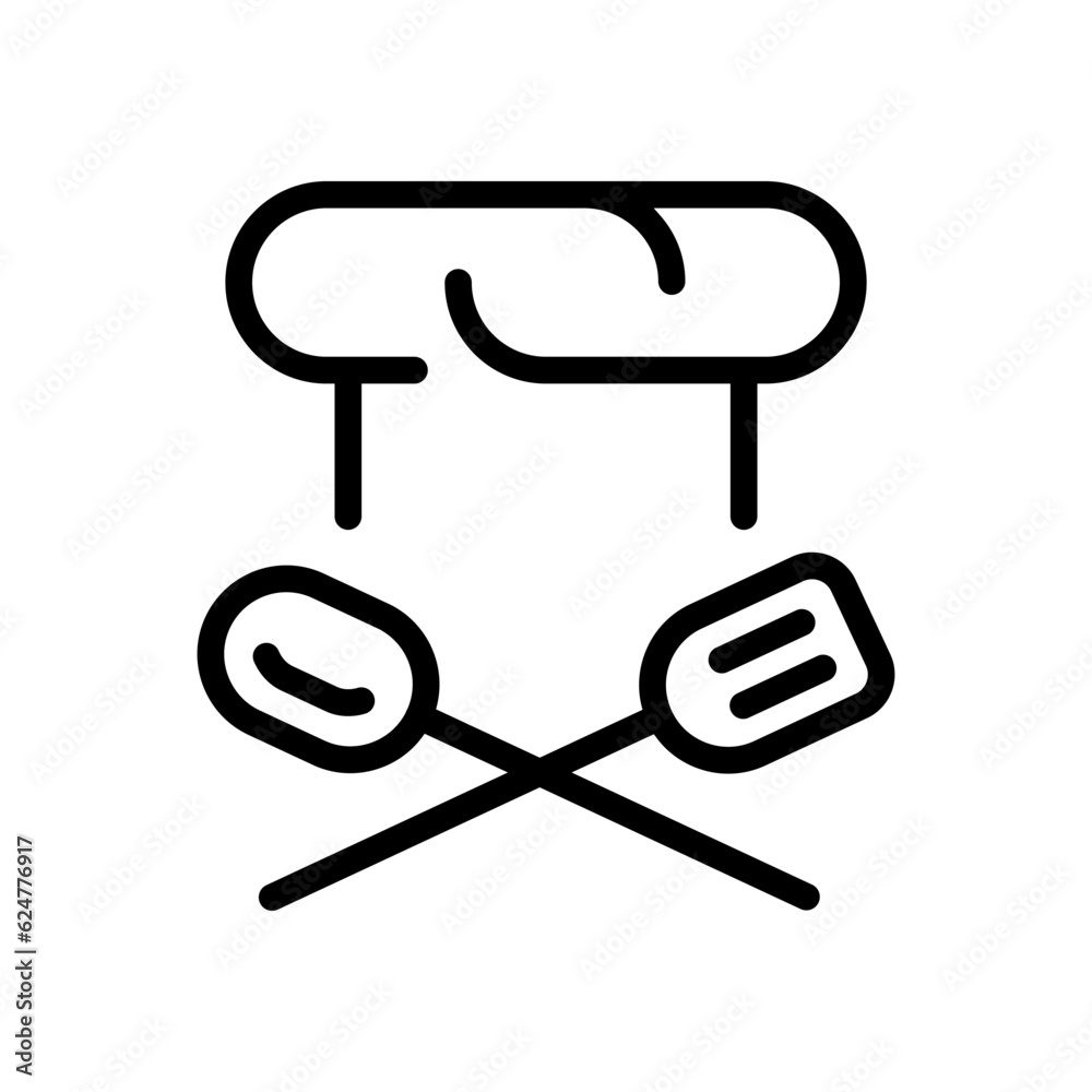 Chef hat icon vector. Cook illustration sign. kitchen symbol. Chef hat icon vector. Cook illustration sign. kitchen symbol.
