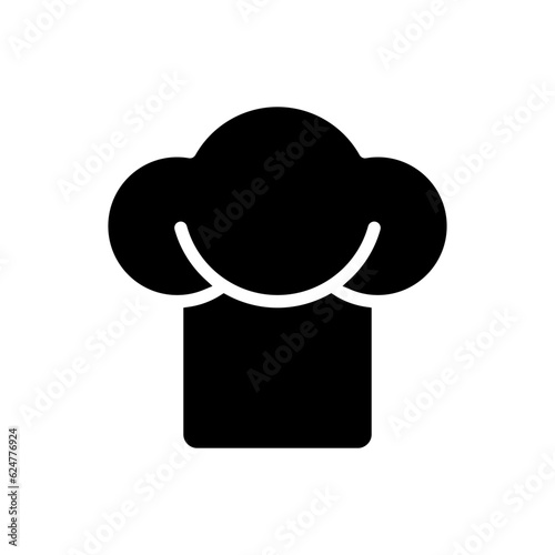 Chef hat icon vector. Cook illustration sign. kitchen symbol.