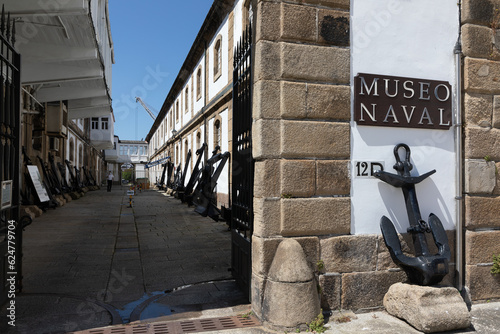 Fotografía Entrada al museo de la construcción naval de Ferrol en Galicia, España