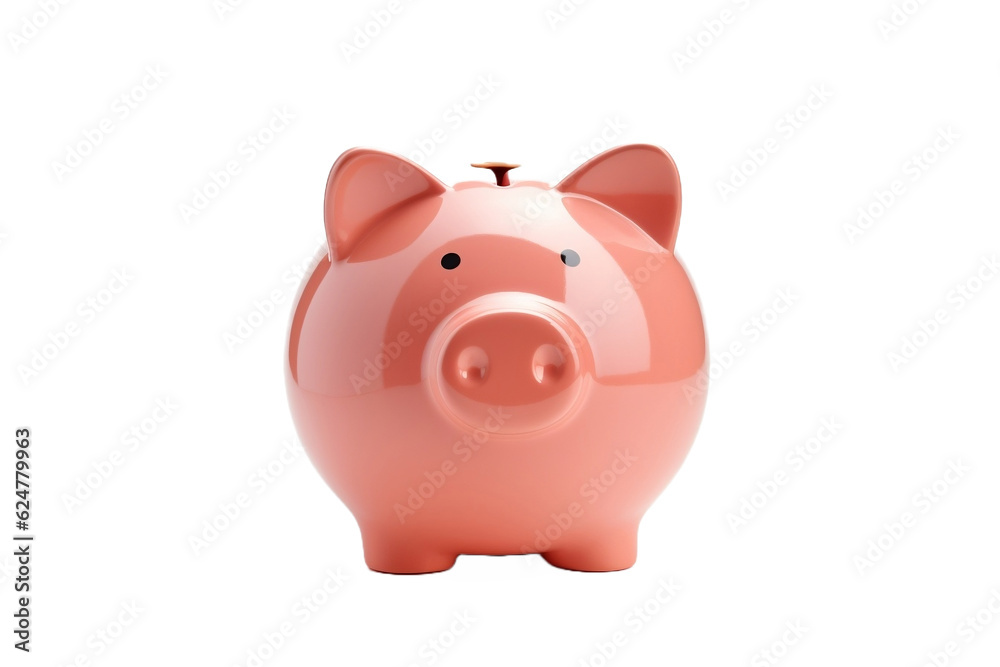 piggy bank isolated on white background