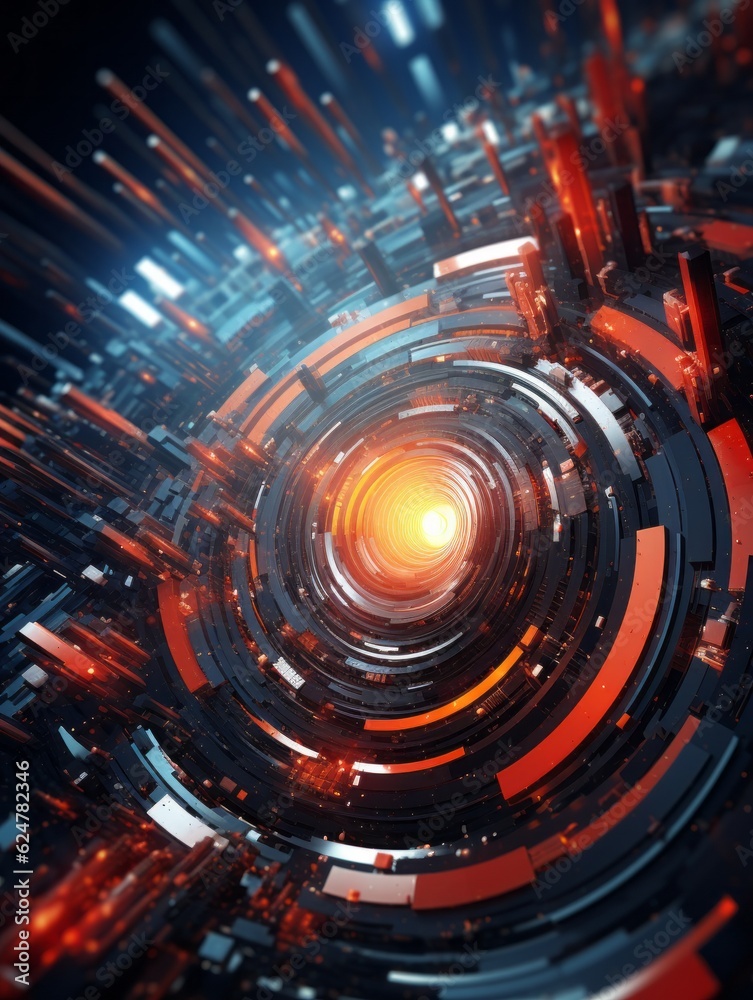 Obraz premium Abstract Electronic Background